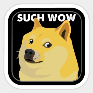 Such Wow Sticker